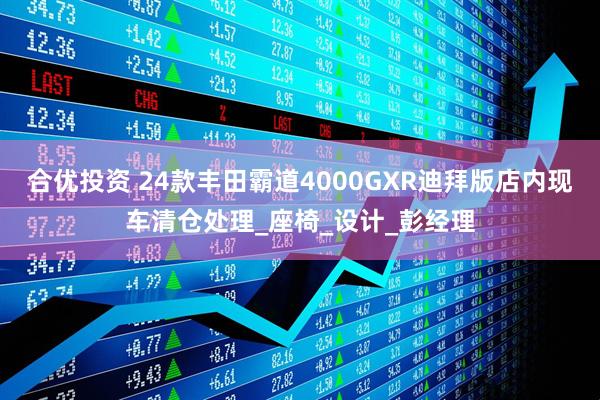 合优投资 24款丰田霸道4000GXR迪拜版店内现车清仓处理_座椅_设计_彭经理